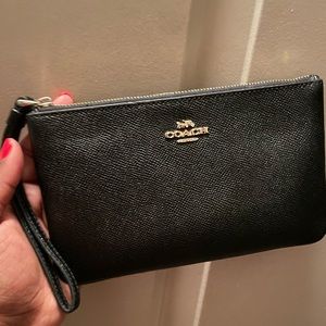 Black Coach Wristlet